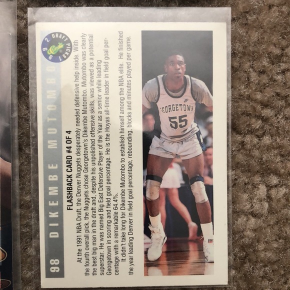 Dikembe Mutombo Basketball Card Lot-Denver Nuggets - Picture 10 of 10